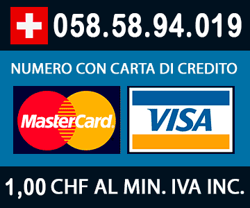 telefono erotico svizzera con carta di credito